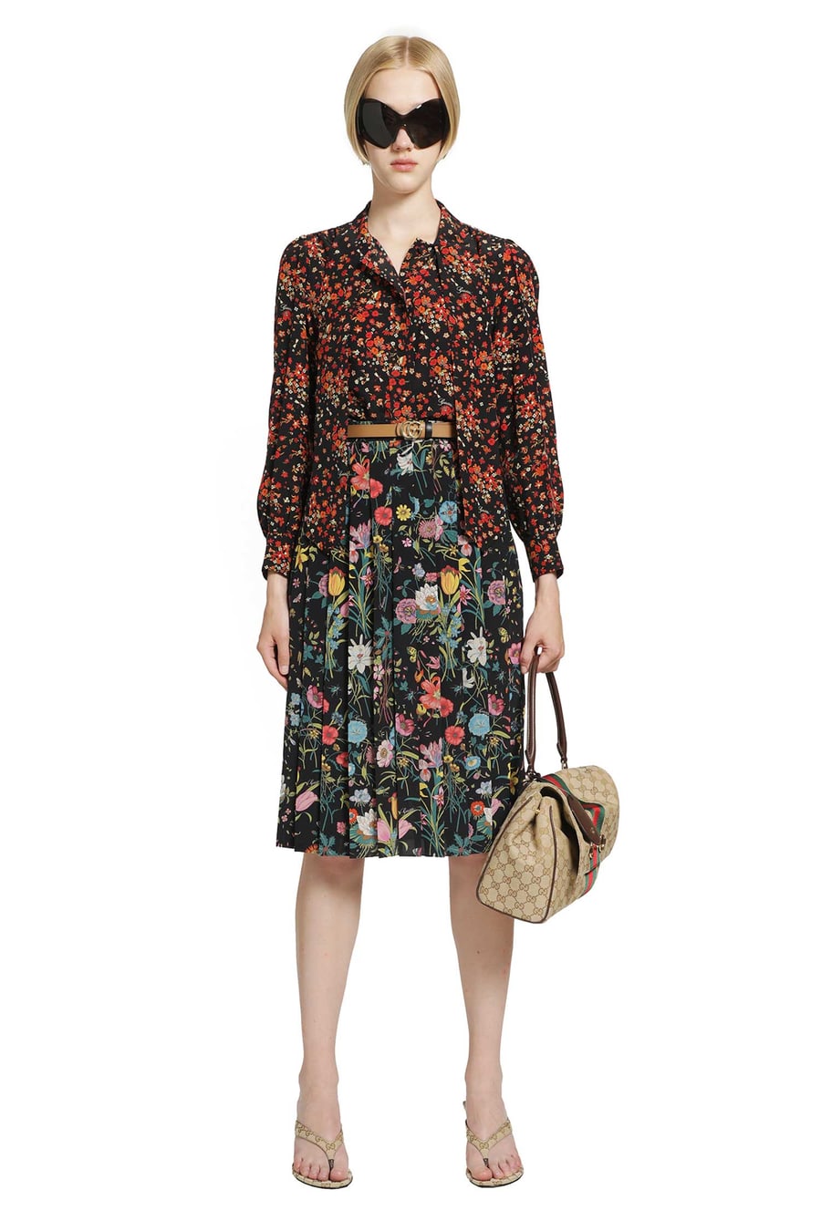 Gucci Printed Silk Shirt, view 6
