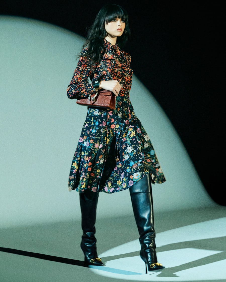 Gucci Printed Silk Shirt, view 7