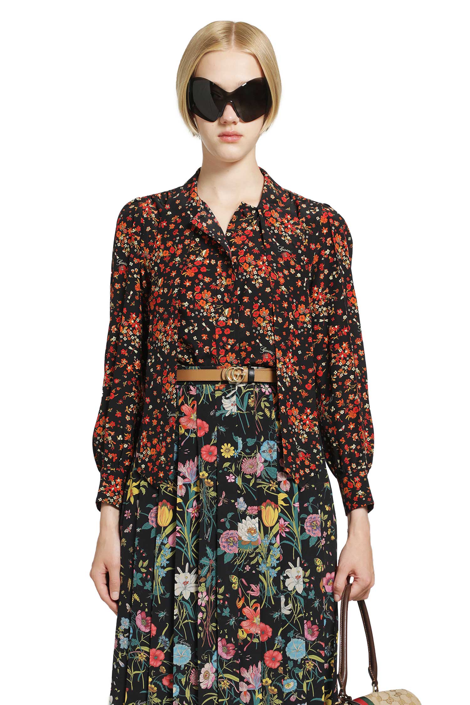 Gucci Printed Silk Shirt