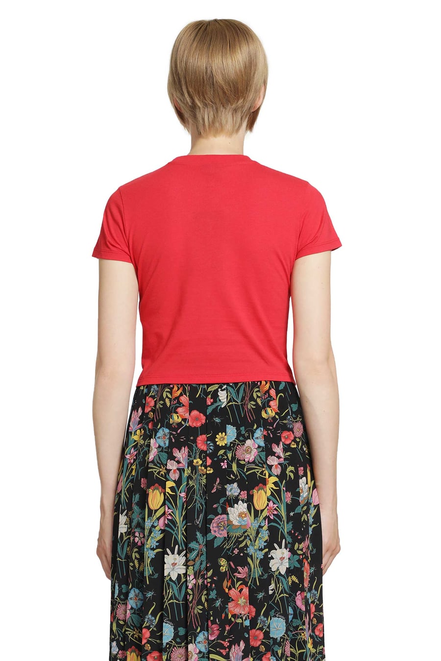 Gucci Interlocking G Cropped T-Shirt, view 4