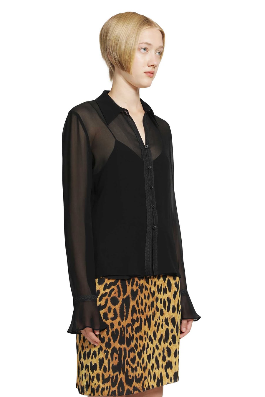 Gucci Silk Georgette Shirt, view 3