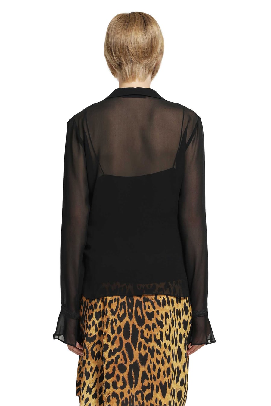 Gucci Silk Georgette Shirt, view 4
