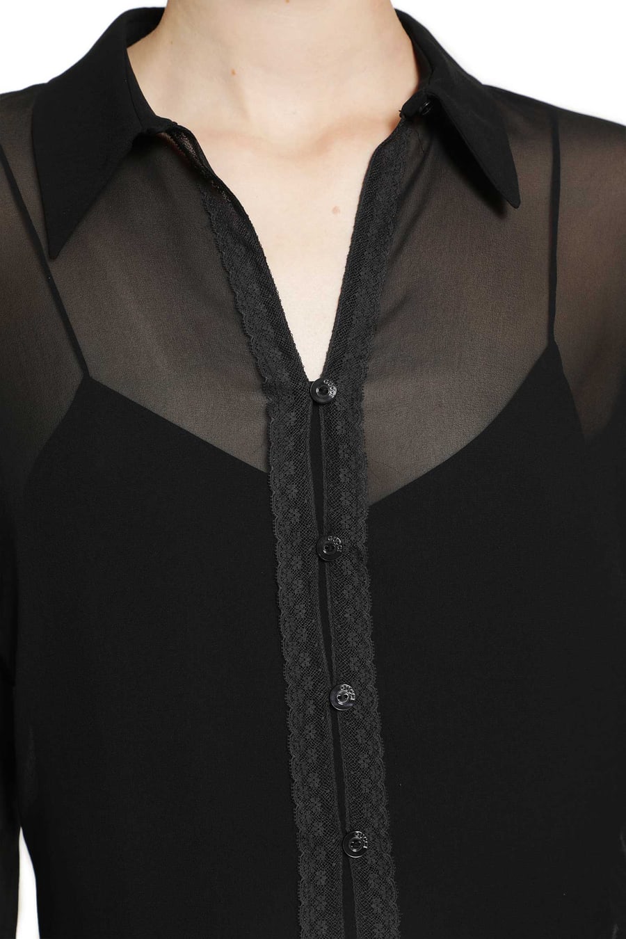 Gucci Silk Georgette Shirt, view 5