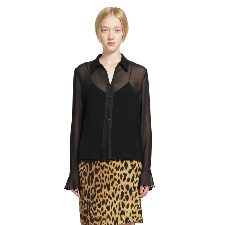 Gucci Silk Georgette Shirt, view 8