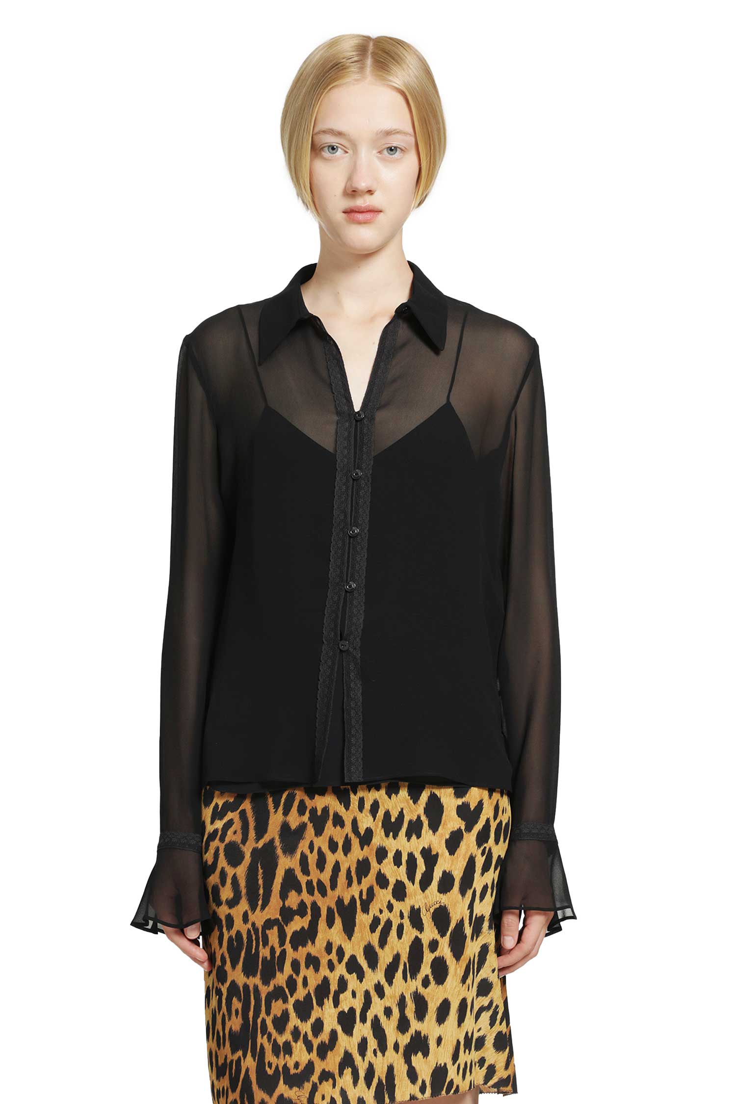 Gucci Silk Georgette Shirt, view 2