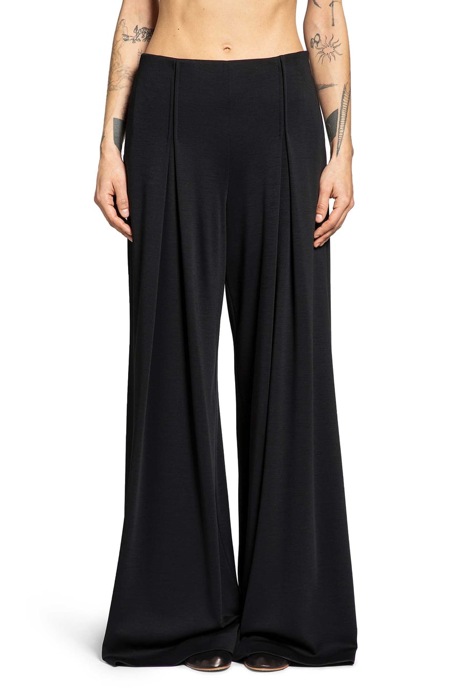 Max Mara Wool Jersey Trousers, view 2
