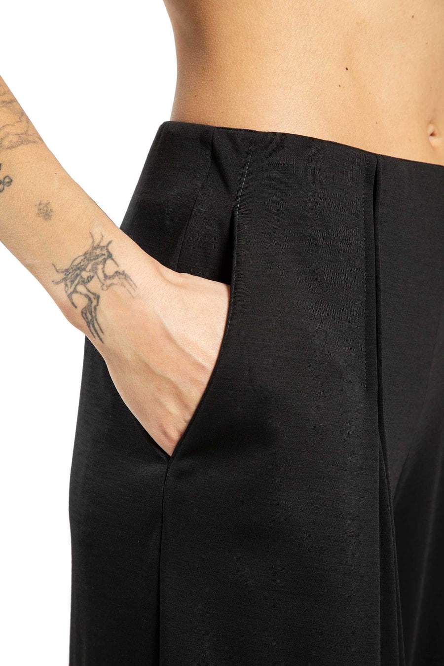 Max Mara Wool Jersey Trousers, view 5