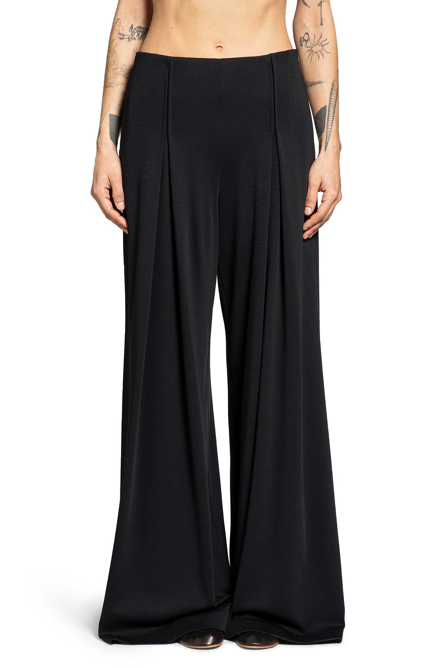 Max Mara Wool Jersey Trousers, view 2