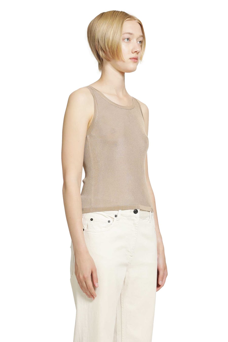 Saint Laurent Viscose Tank Top, view 3