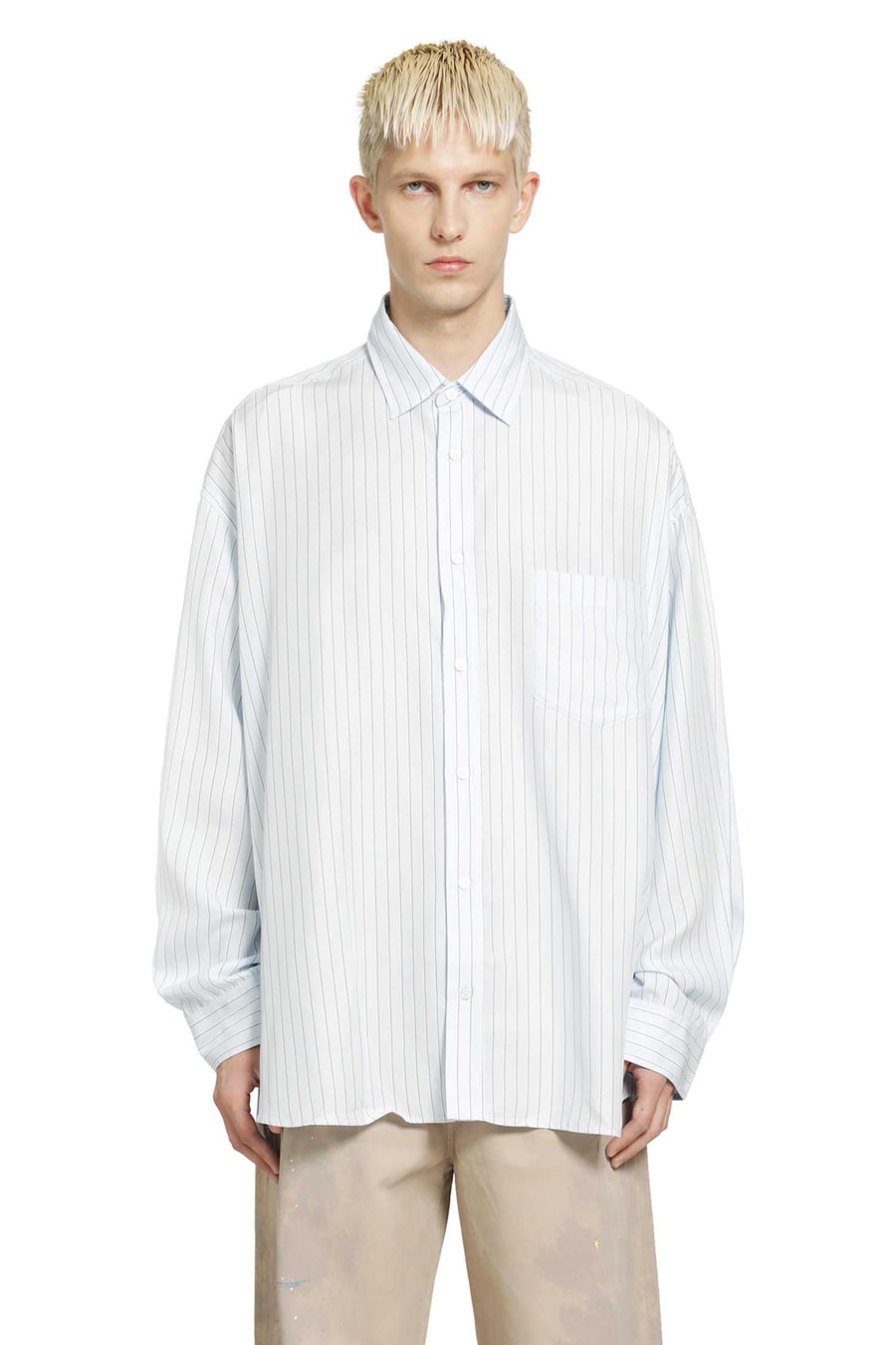 ACNE STUDIOS Striped Button-Up Shirt