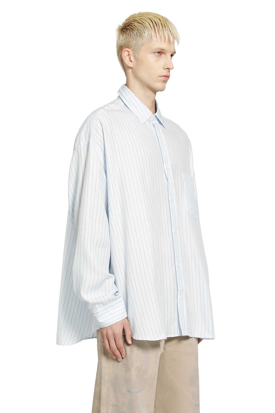 ACNE STUDIOS Striped Button-Up Shirt, view 2