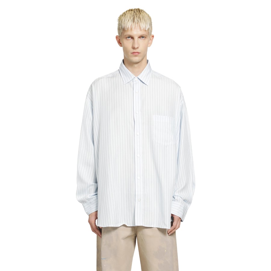 ACNE STUDIOS Striped Button-Up Shirt, view 6