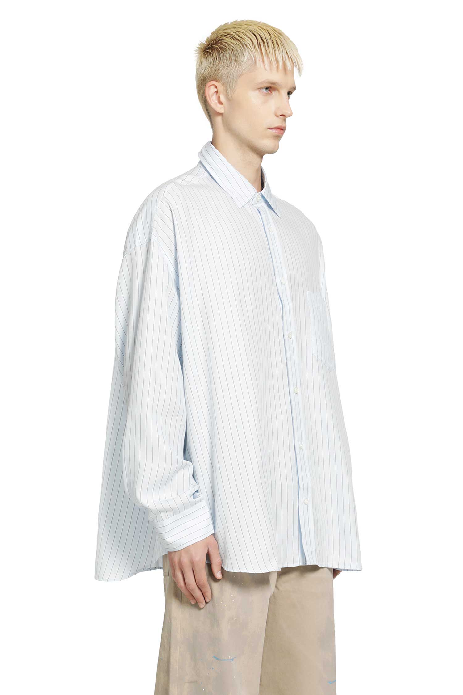 ACNE STUDIOS Striped Button-Up Shirt, view 2