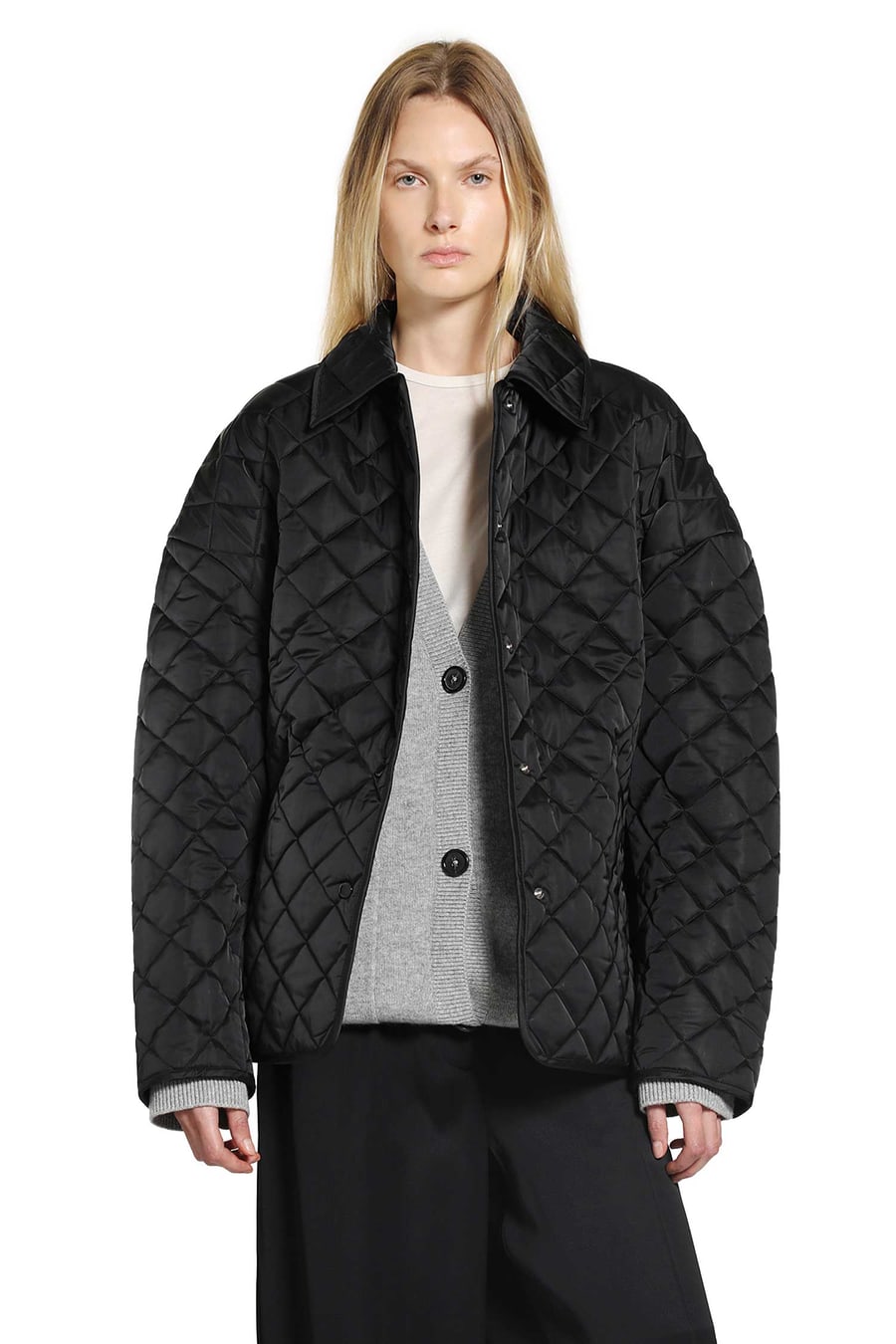Toteme Oversized Quilted Bomber Jacket