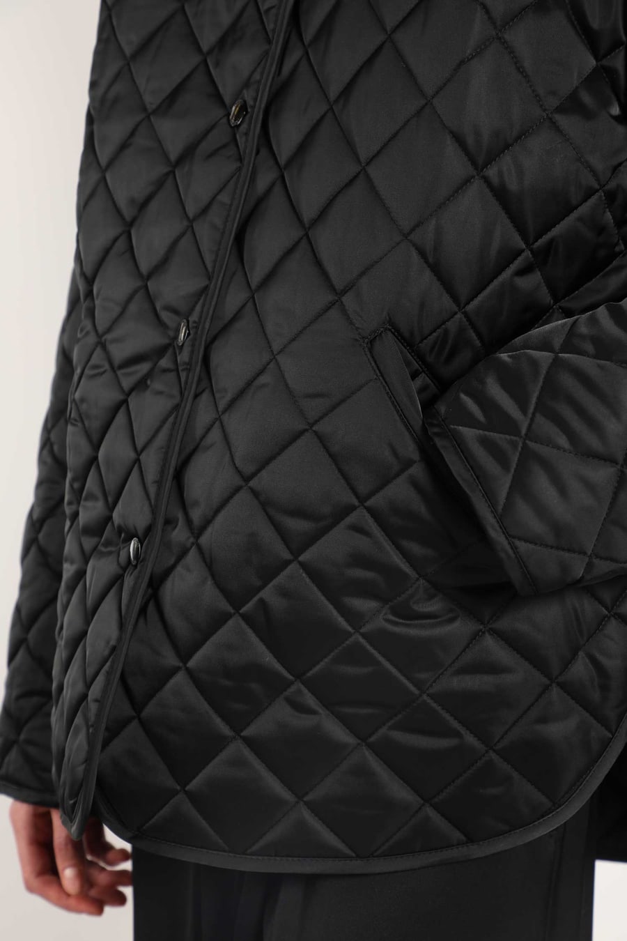 Toteme Oversized Quilted Bomber Jacket, view 5