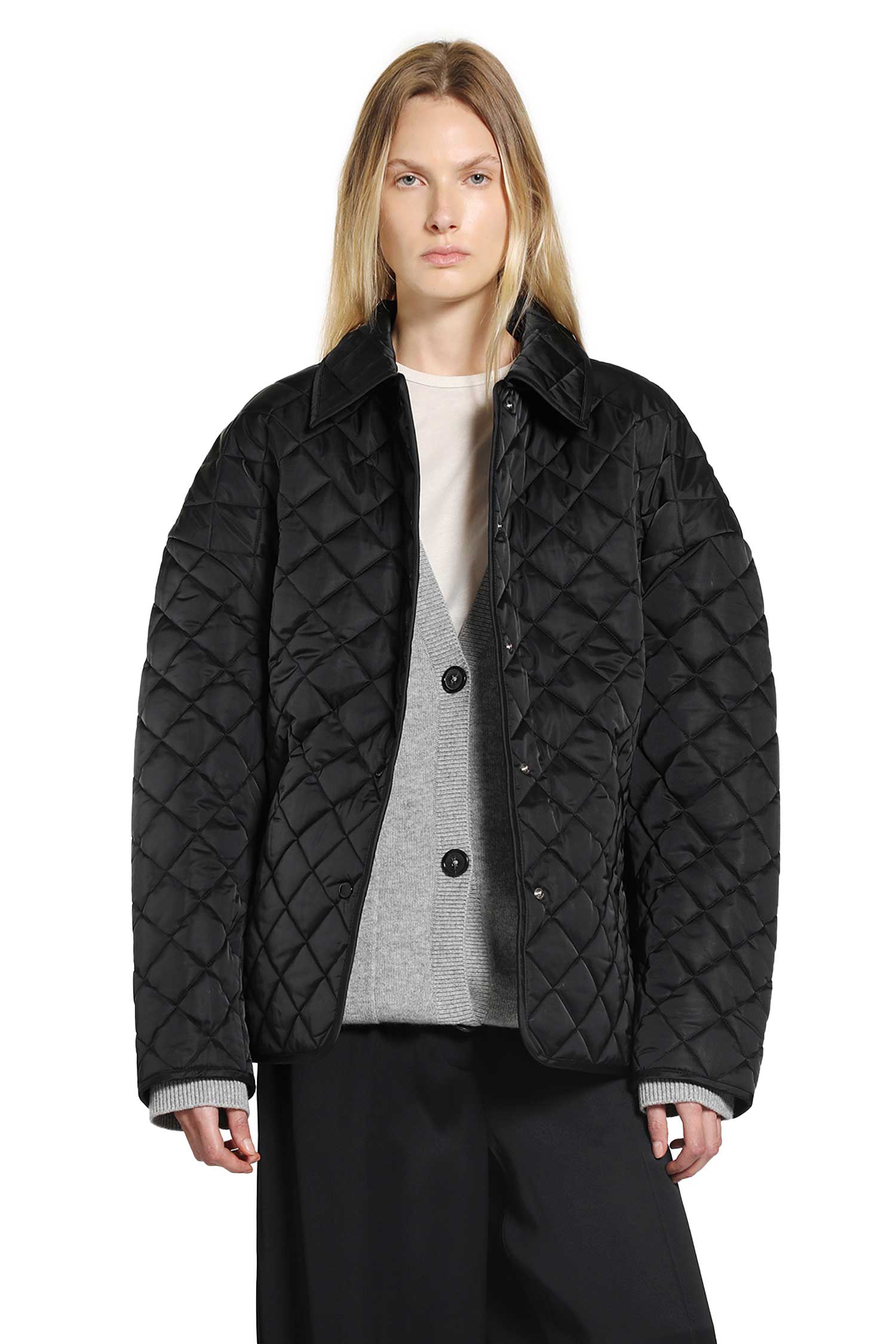 Toteme Oversized Quilted Bomber Jacket