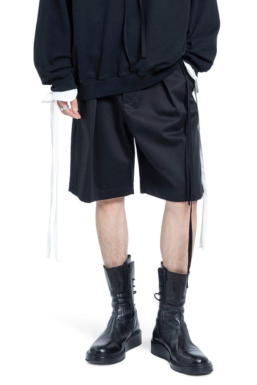 Ann Demeulemeester Noral Pleated Shorts