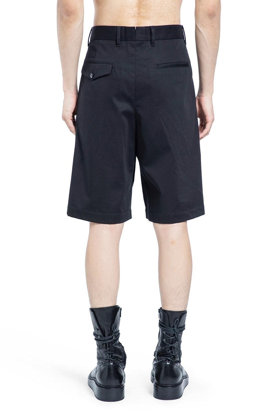 Ann Demeulemeester Noral Pleated Shorts, view 4
