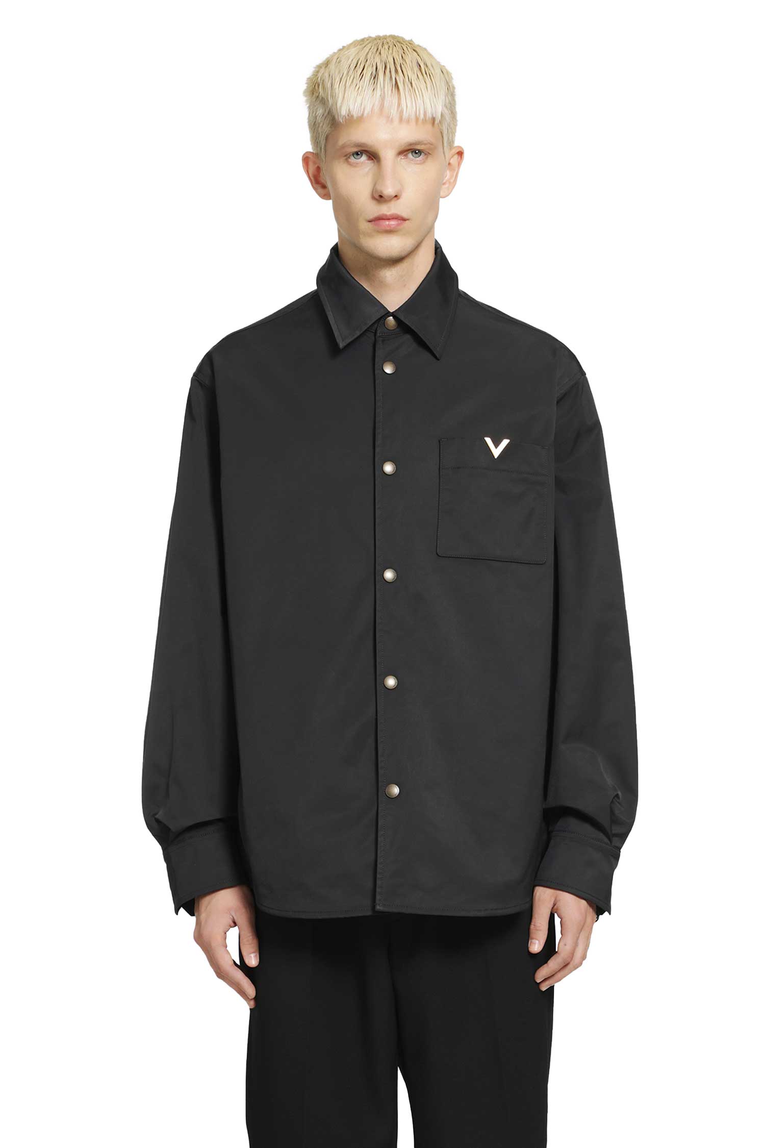 VALENTINO VGold Nylon Shirt Jacket, view 2