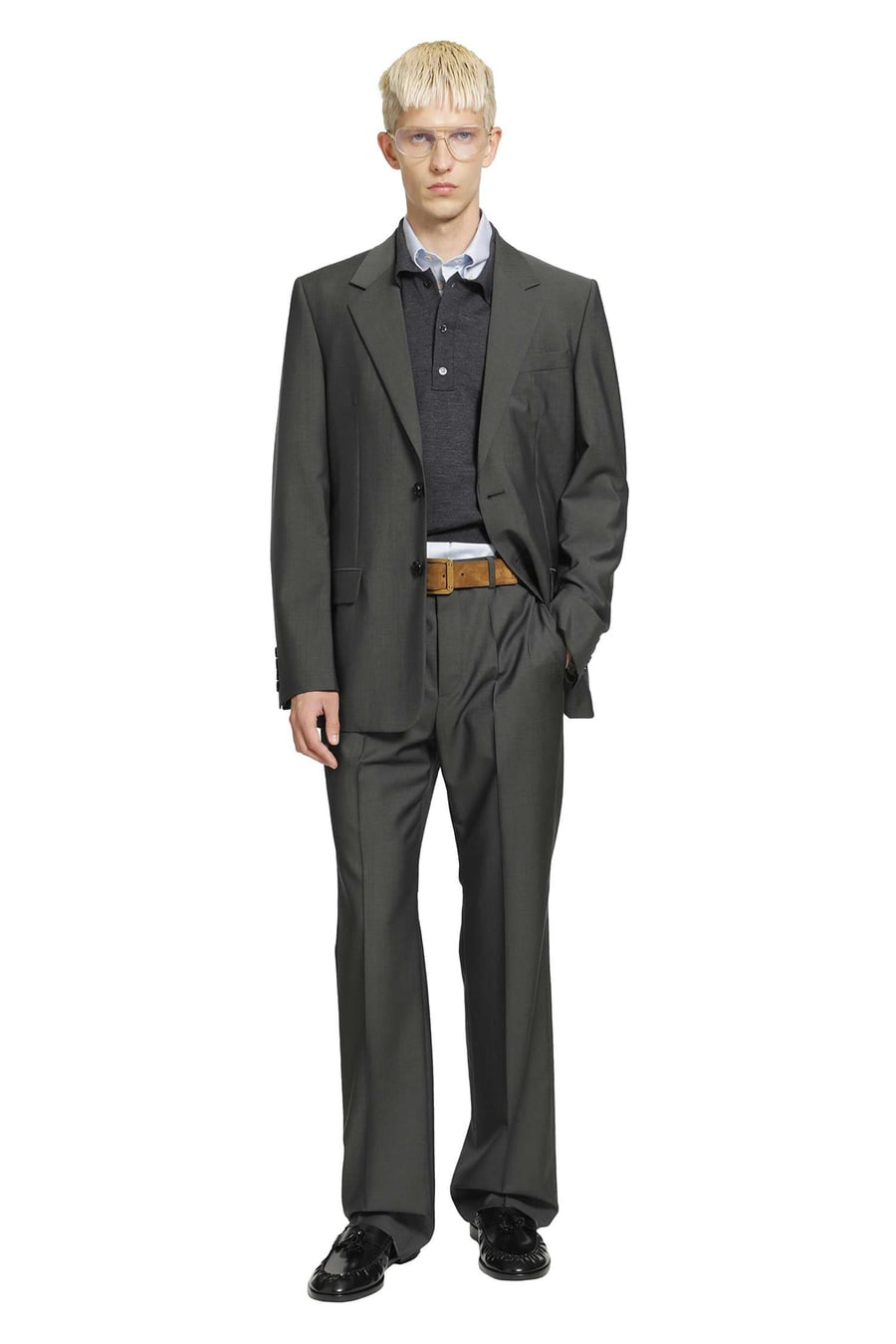 VALENTINO Wool Tailored Trousers, view 5