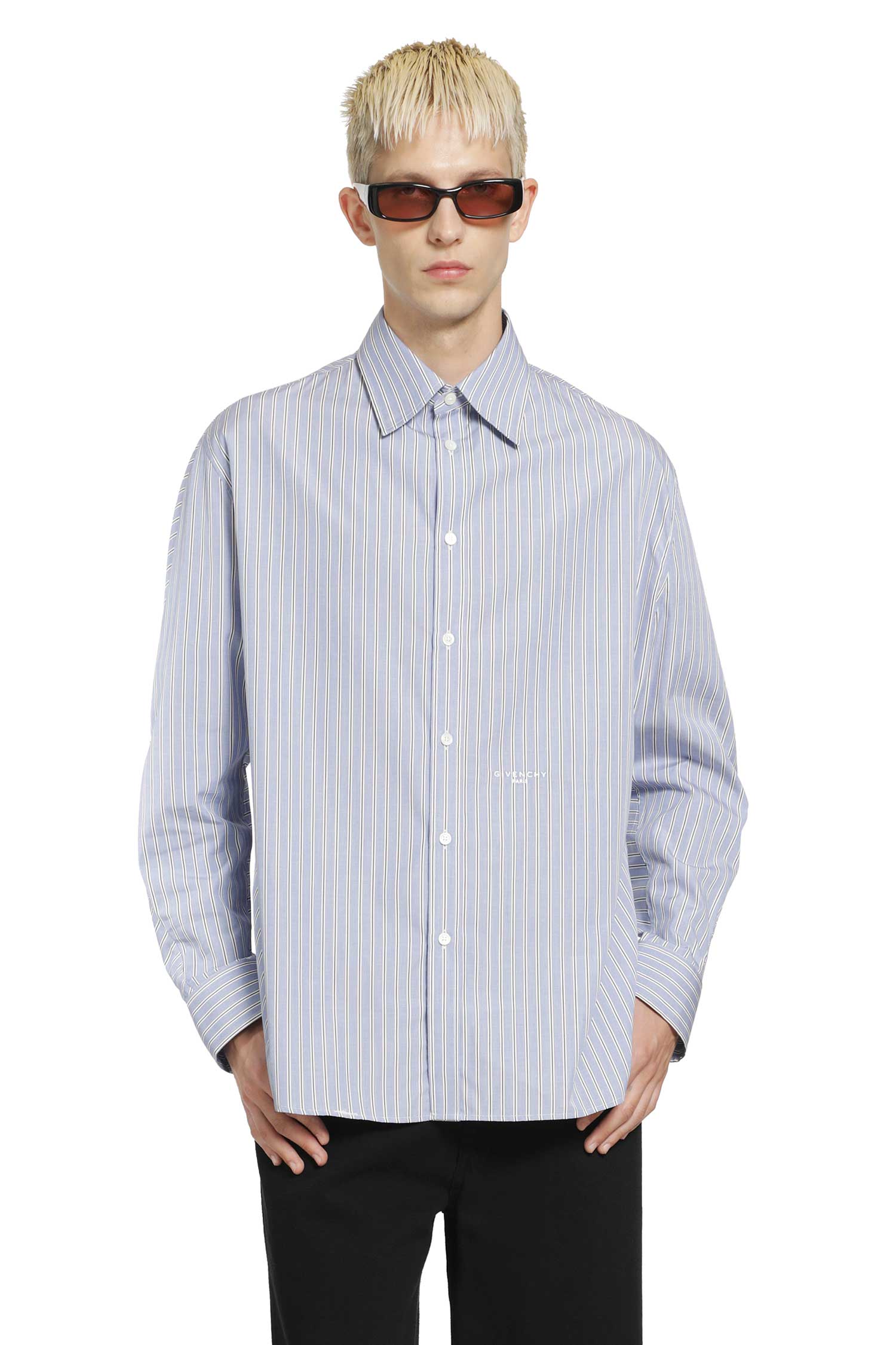 Givenchy Pinstriped Shirt in Cotton Poplin