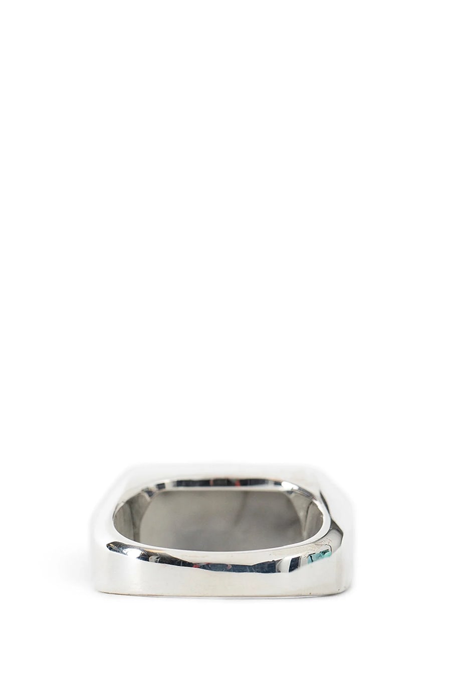 SUOT STUDIO Silver Half Cut Howlite Ring, view 2