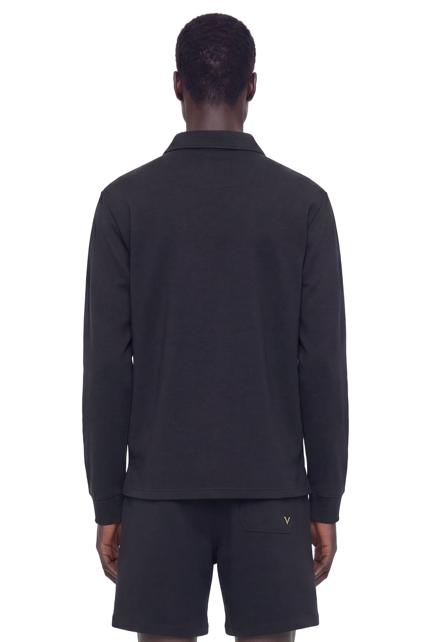 VALENTINO Jersey Pocket Polo Shirt