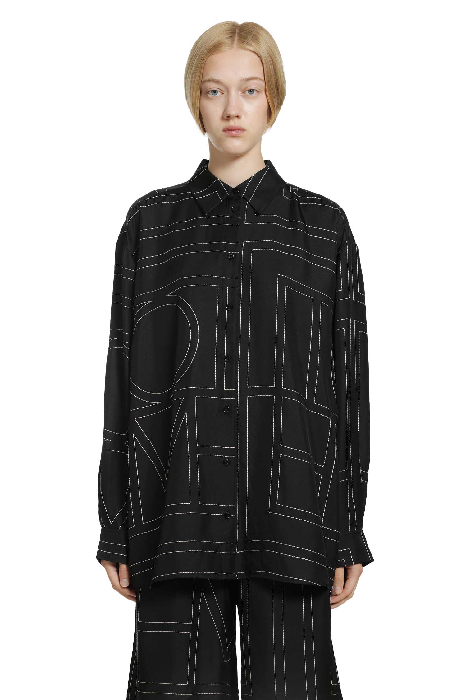 Toteme Classic Embroidered Shirt, view 2
