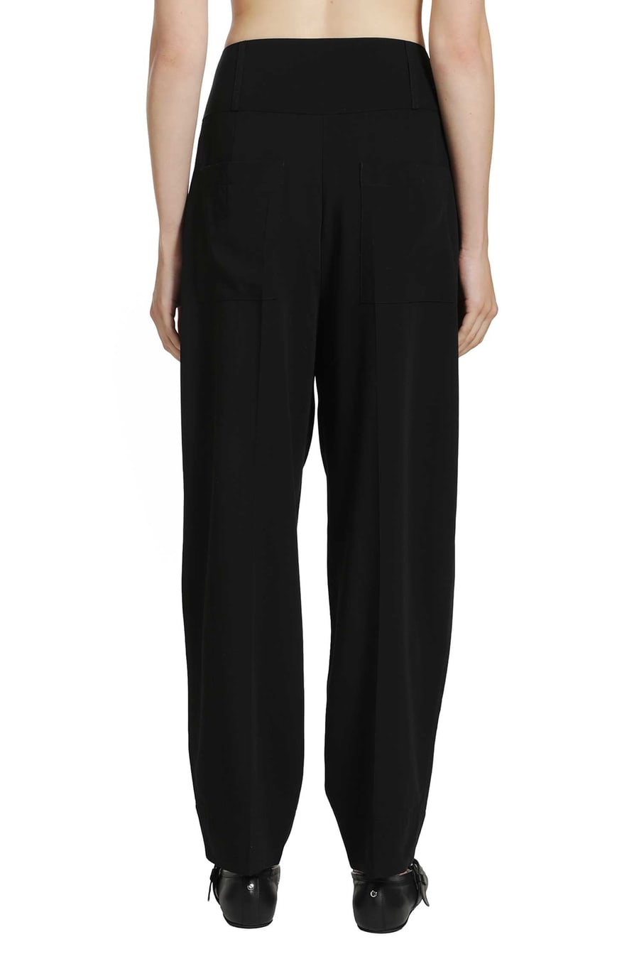 Toteme Draped Balloon Trousers, view 4
