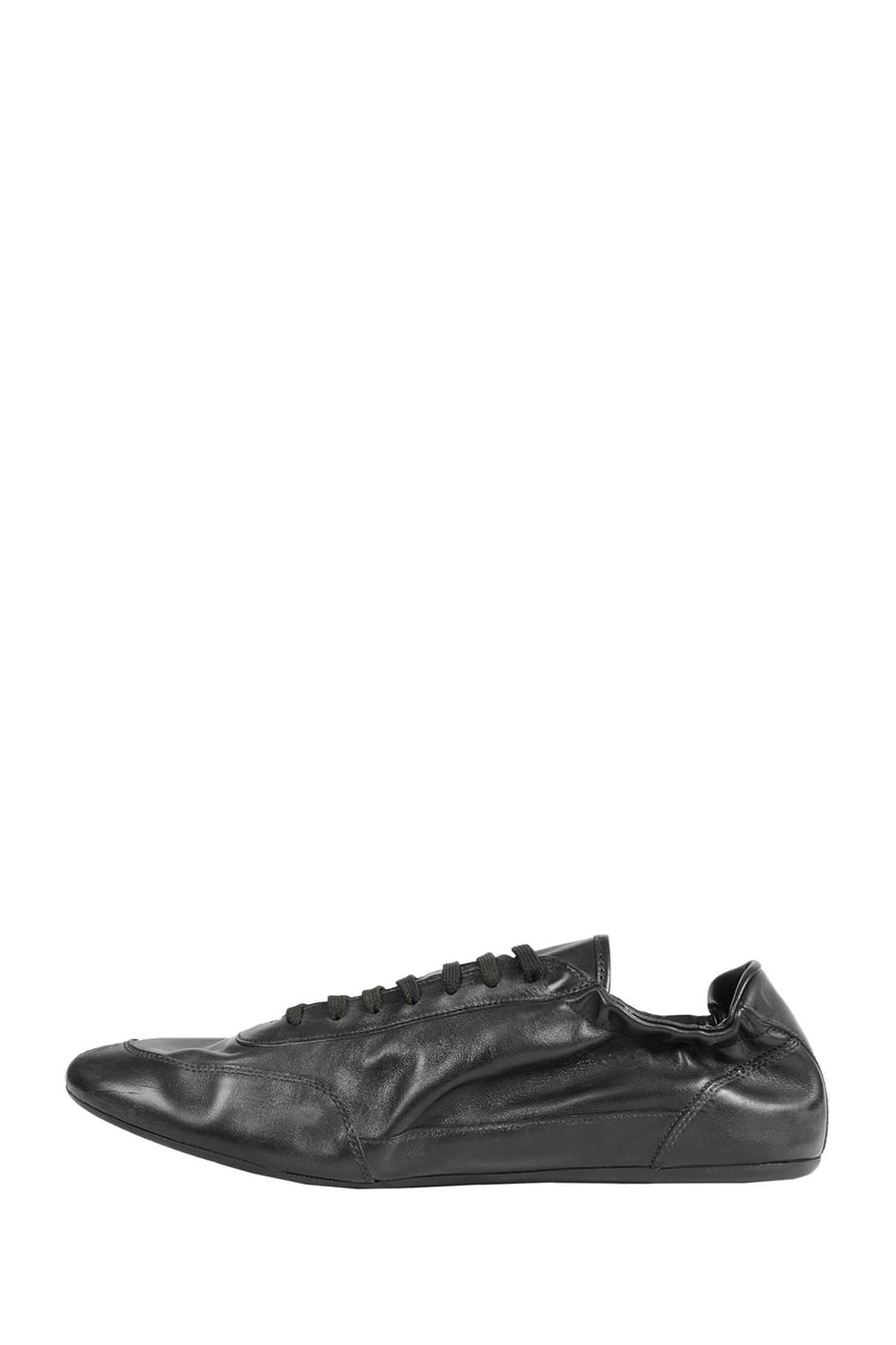 Prada Collapse Leather Sneakers, view 4
