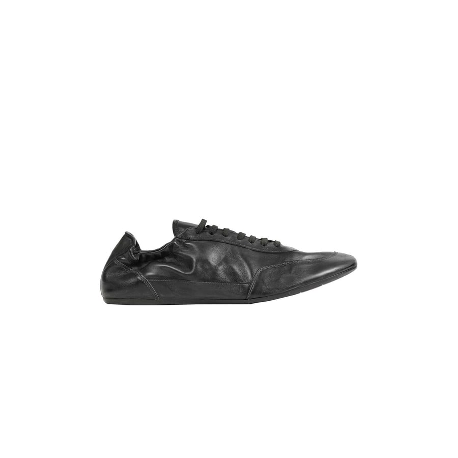 Prada Collapse Leather Sneakers, view 8