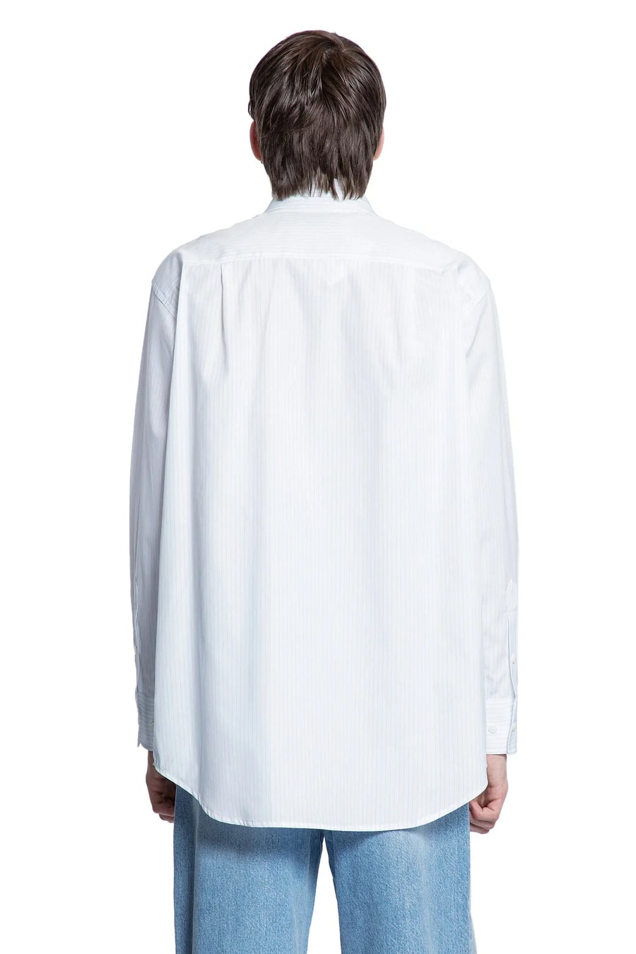 RECTO Double Collar Stripe Shirt, view 4