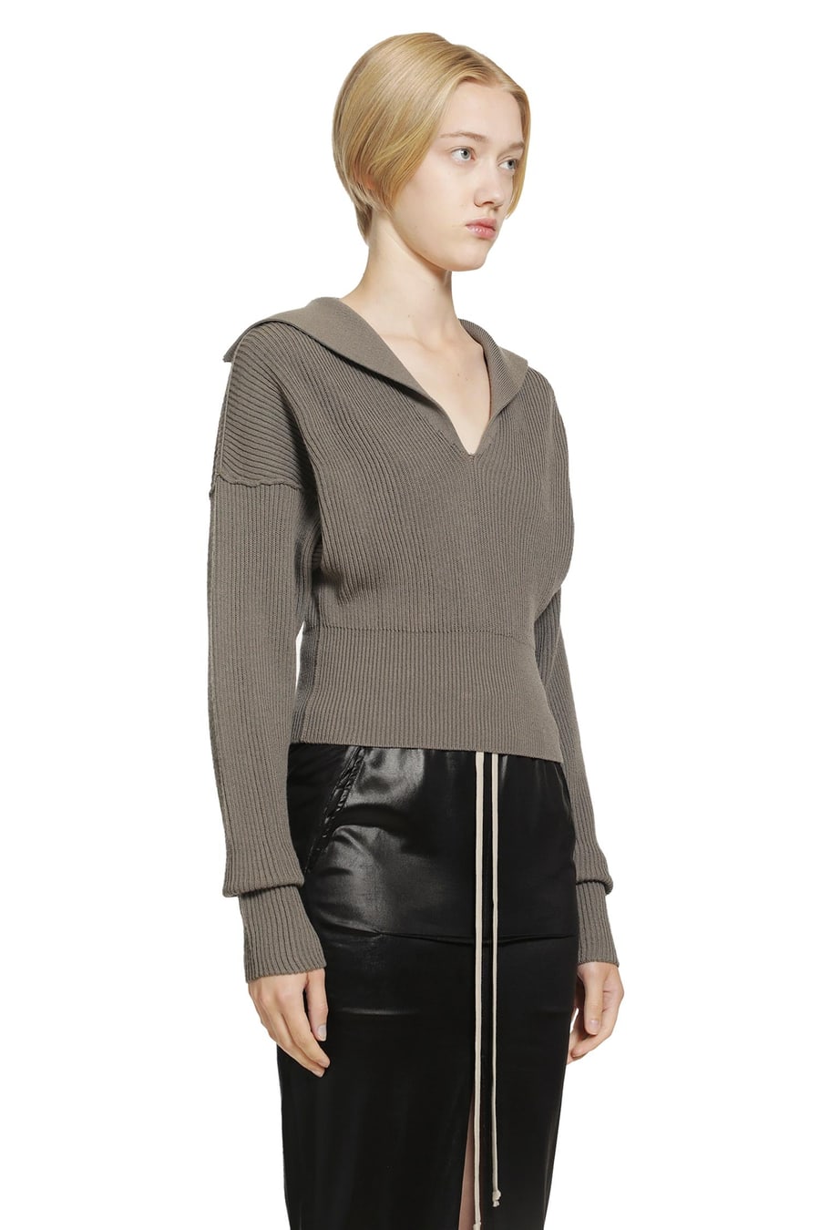 Rick Owens Temple Dracu Cropped V, view 3