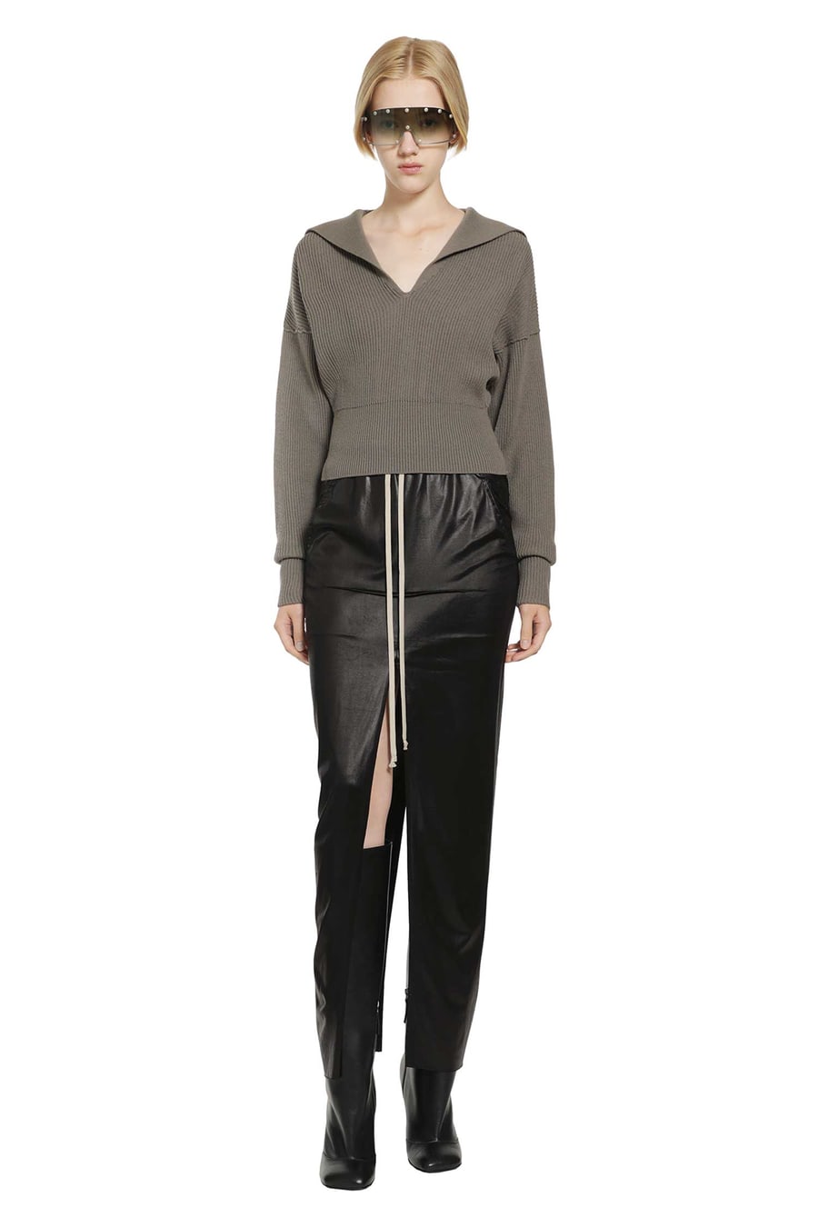 Rick Owens Temple Dracu Cropped V, view 5