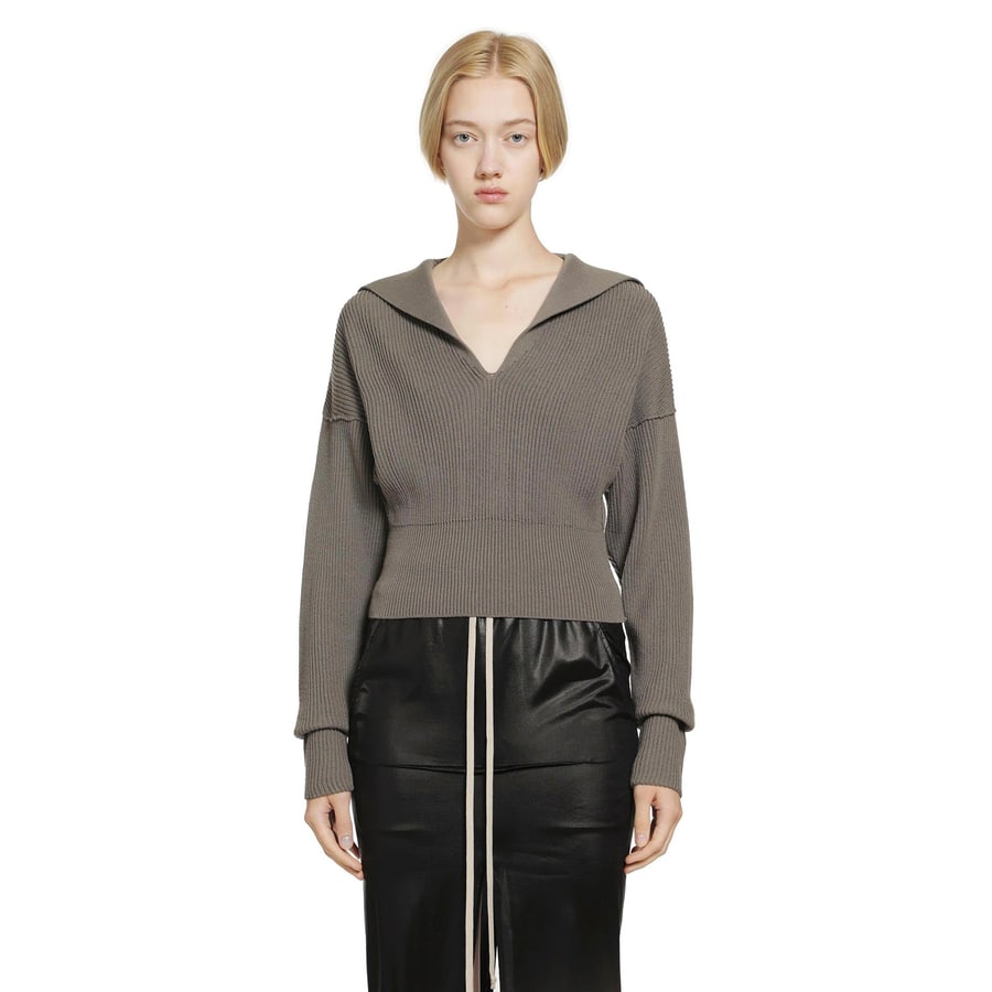 Rick Owens Temple Dracu Cropped V, view 6