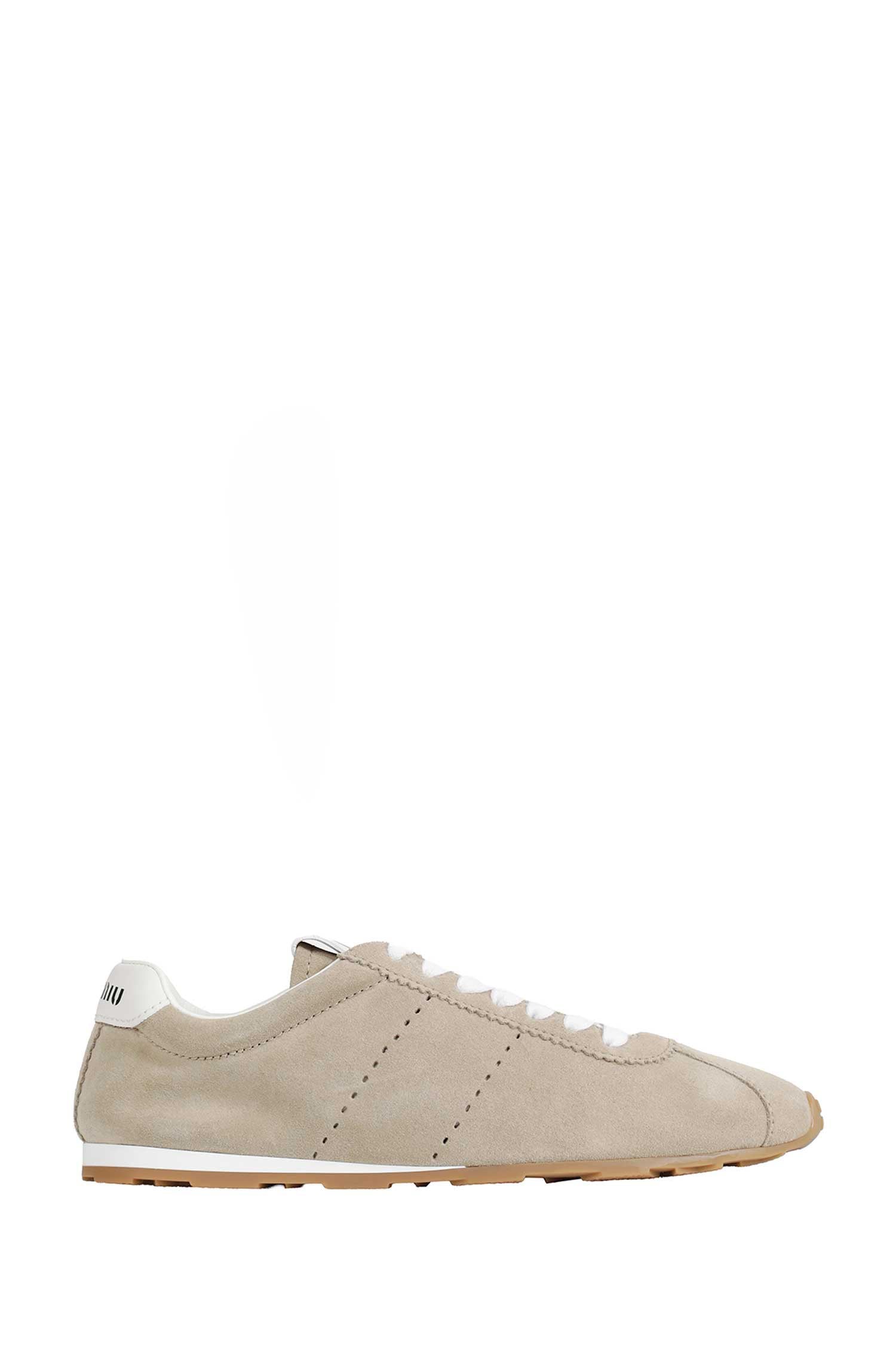 Miu Miu Plume Suede Sneakers