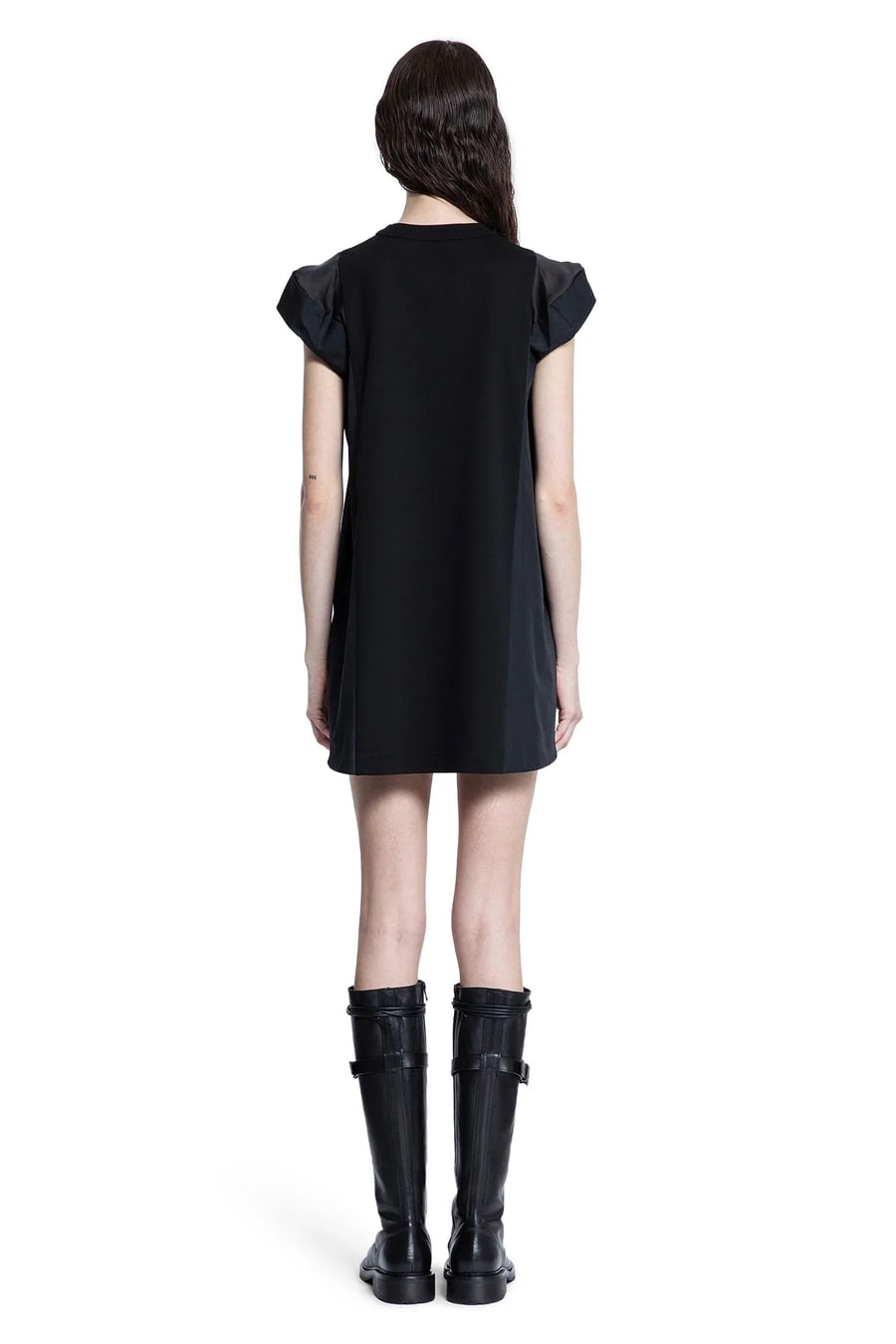 SACAI Poplin x Cotton Jersey Dress, view 3