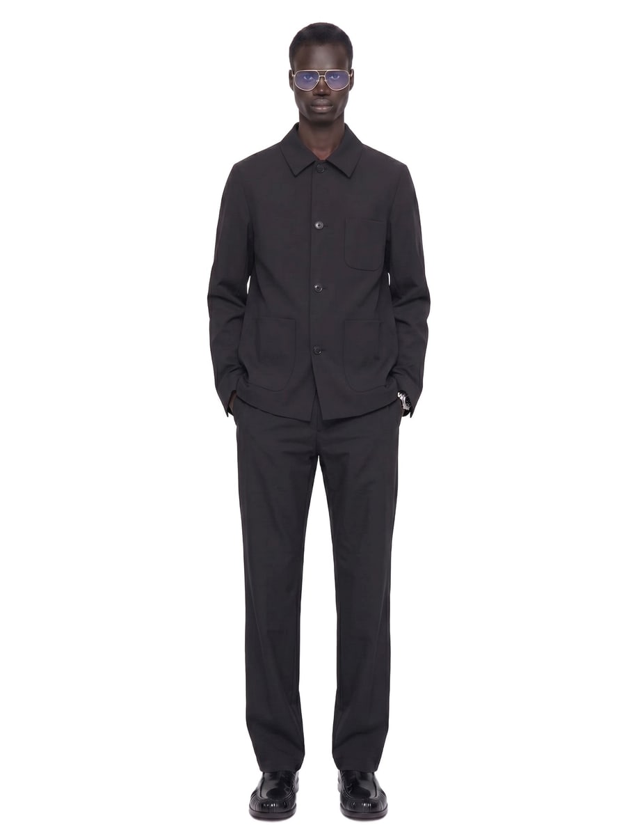 LARDINI Linen Overshirt, view 5