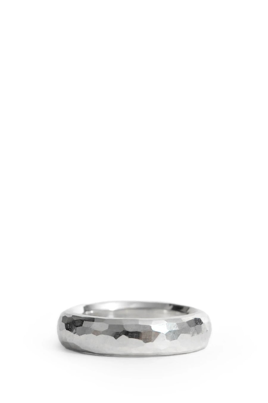 WERKSTATT MUNCHEN 4 Combination Hammered Ring, view 2