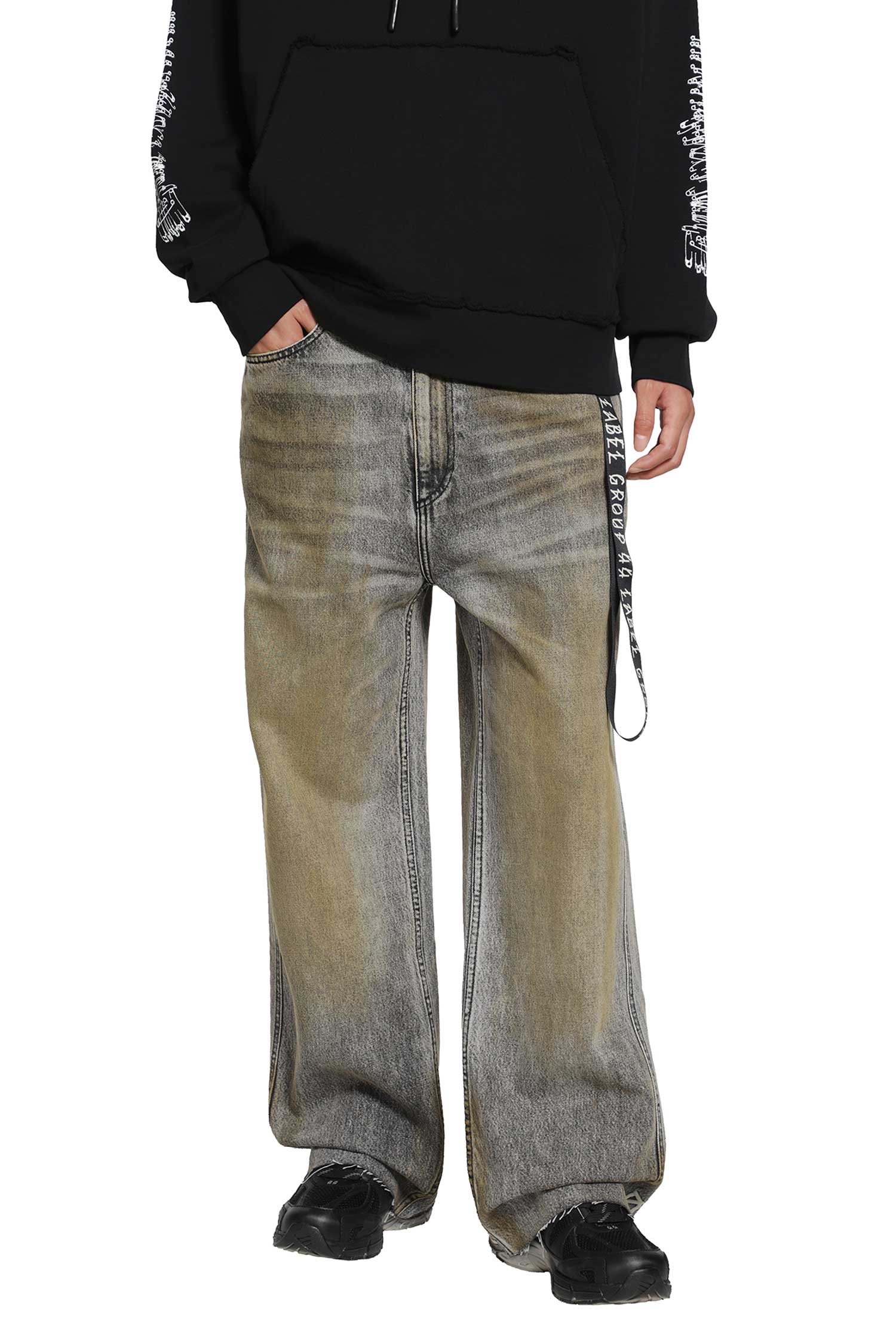 44 LABEL GROUP ''Drag me to Hell'' Soil Denim Pants