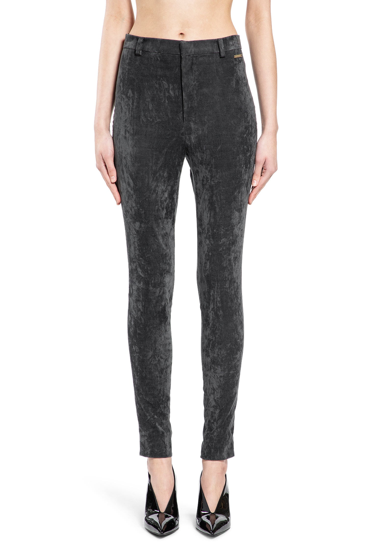 Gucci Stretch Velvet Leggings, view 2