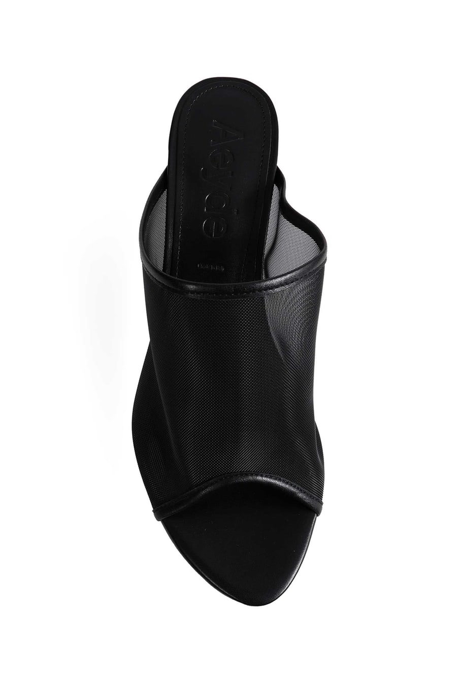 AEYDE Suzanne Mesh and Nappa Mules, view 5