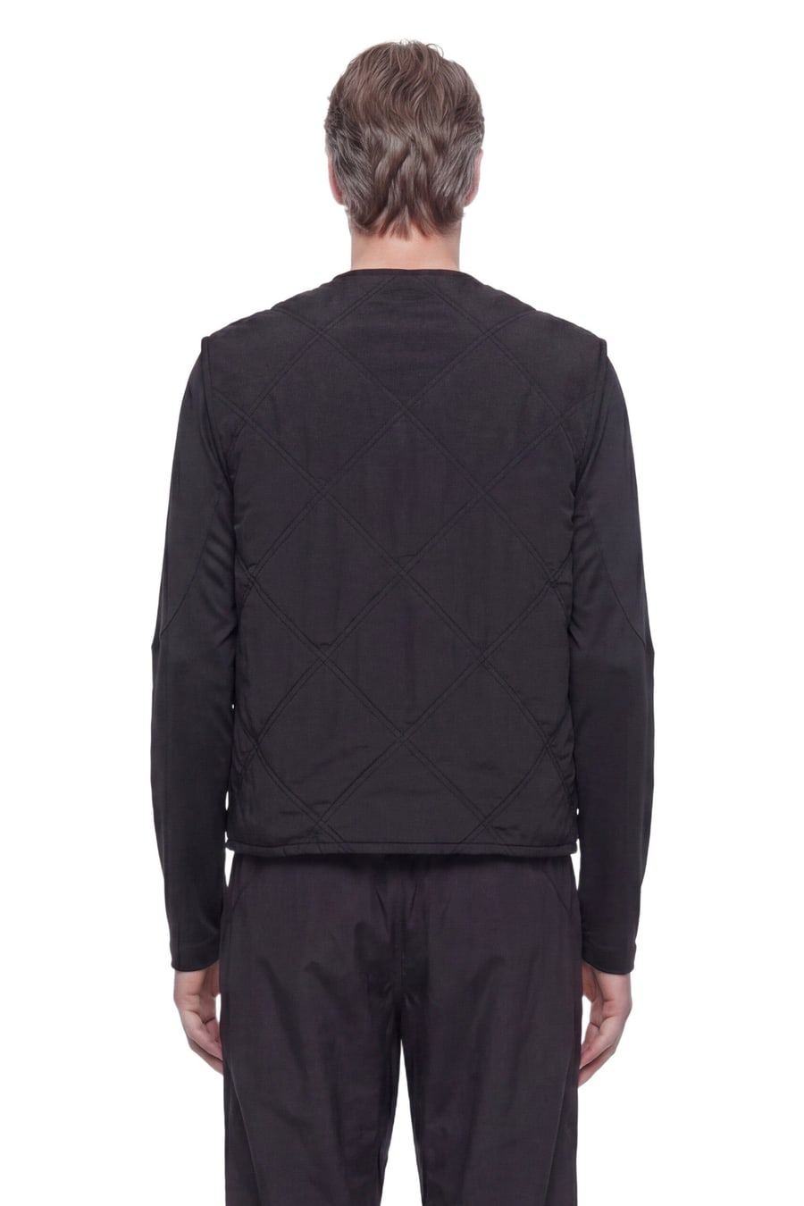 LAMINAR Quilted Lightweight Nylon Vest, view 3