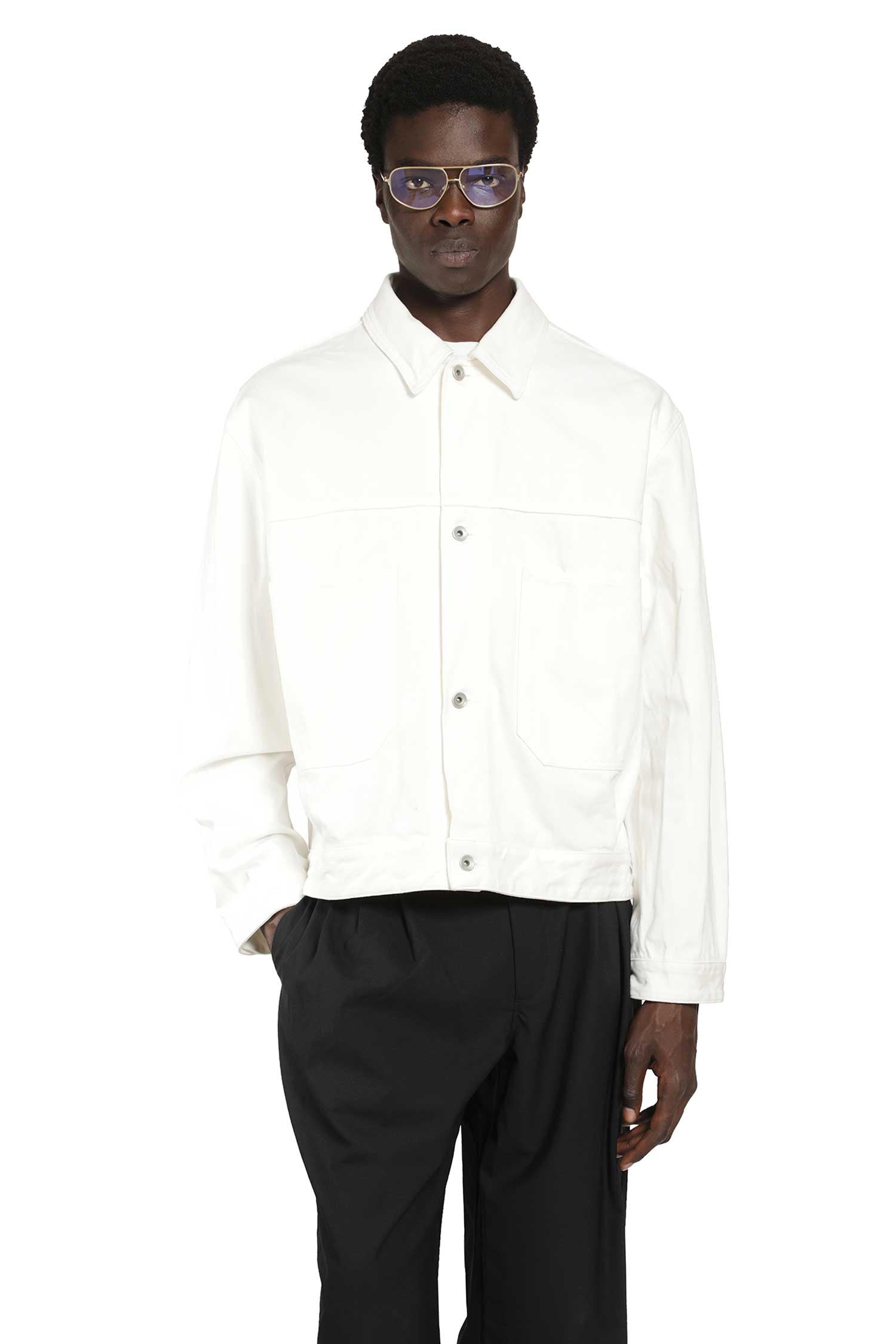 STUDIO NICHOLSON Crinkle Denim Jacket