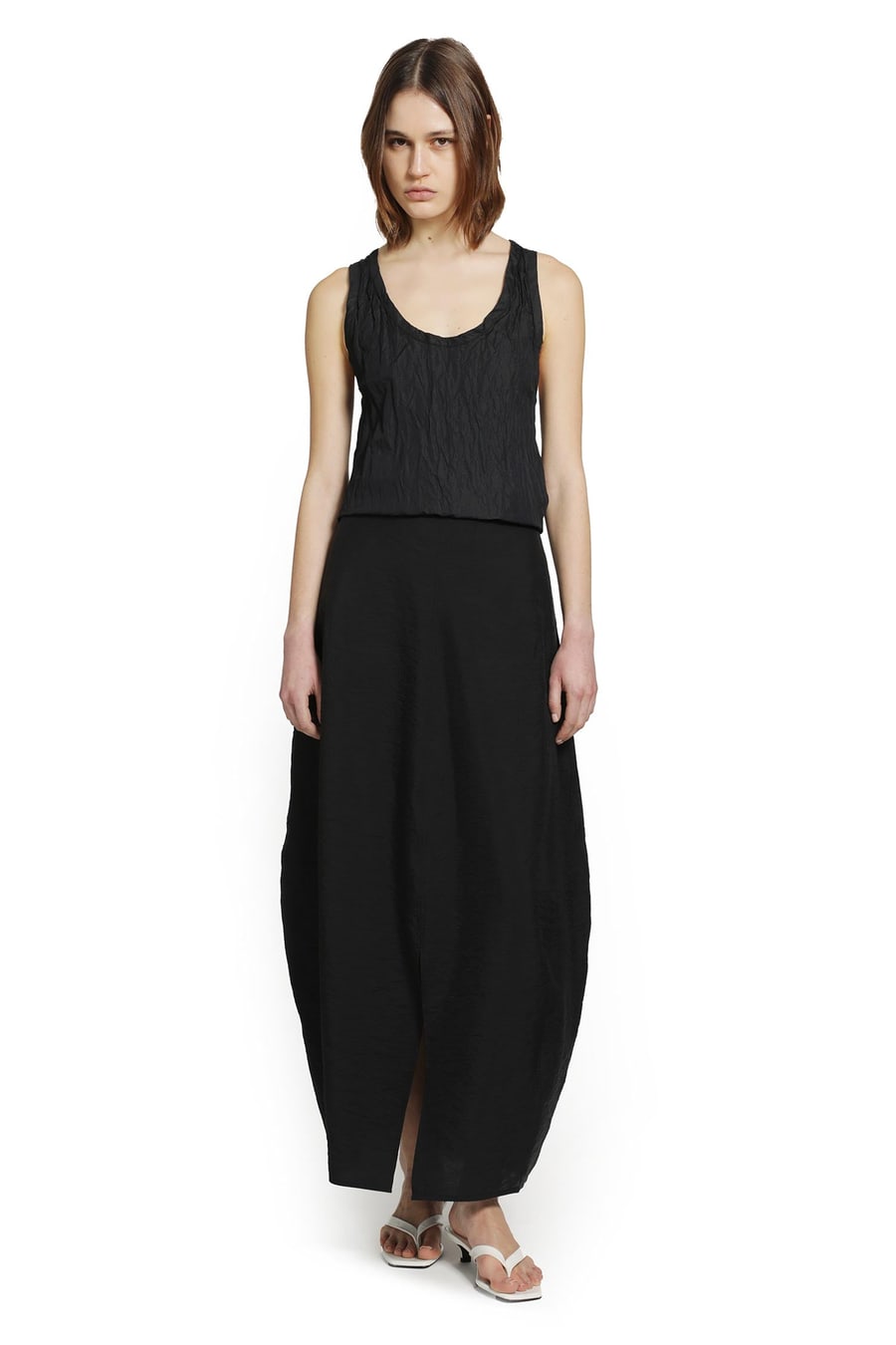 Toteme Crinkled Cotton Tank Top, view 5