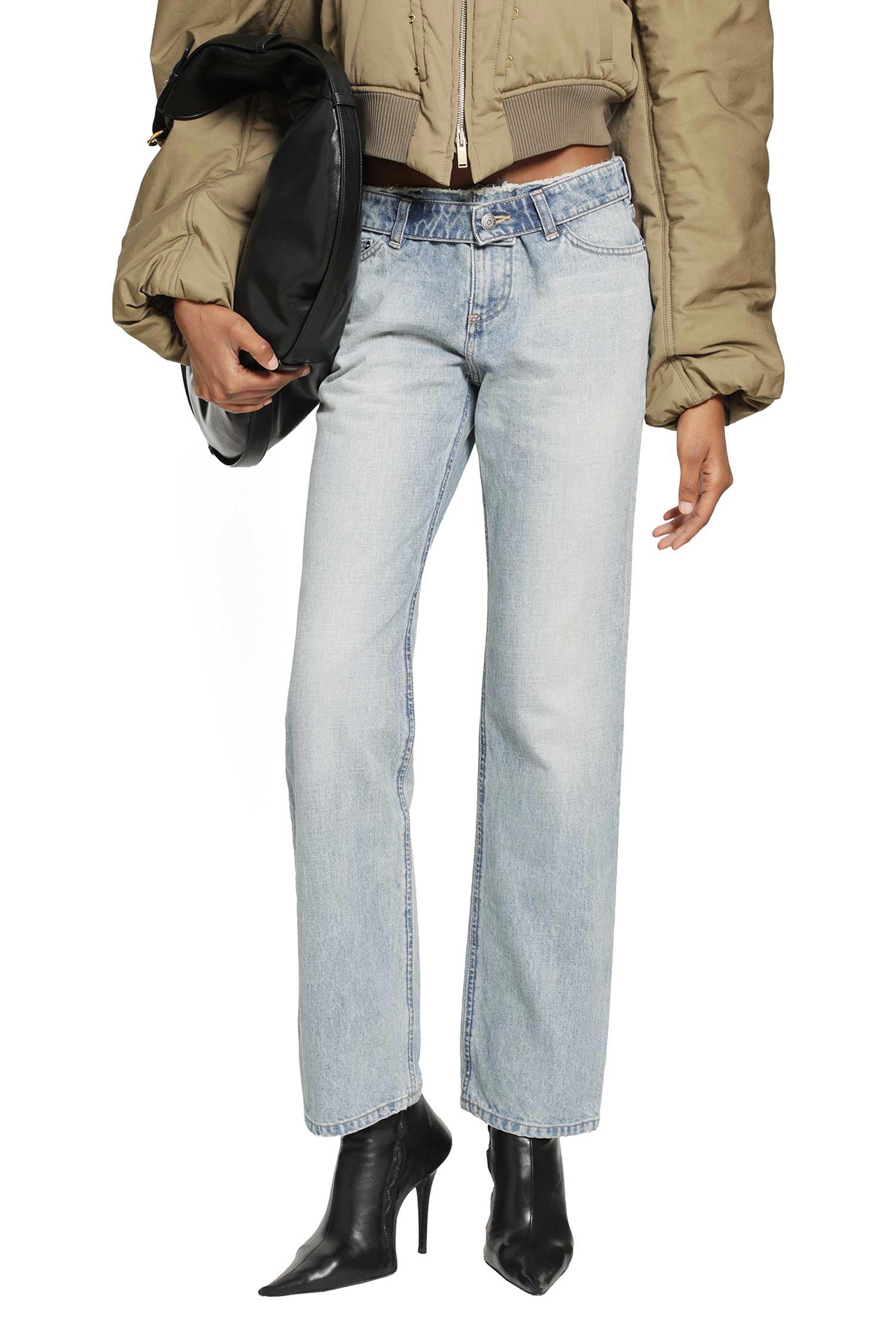 MCQUEEN Deconstructed Waist Jeans