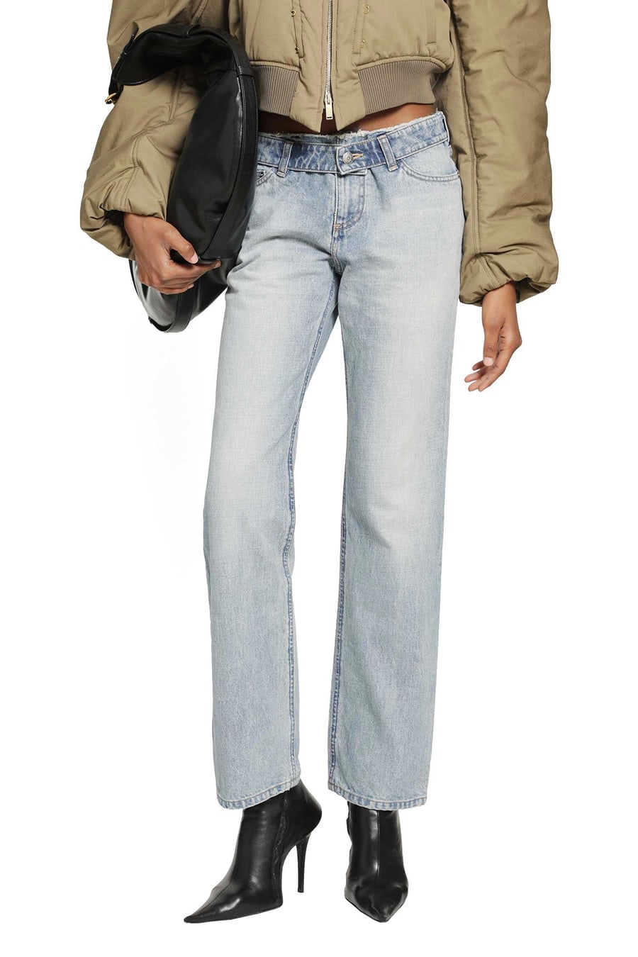 MCQUEEN Deconstructed Waist Jeans