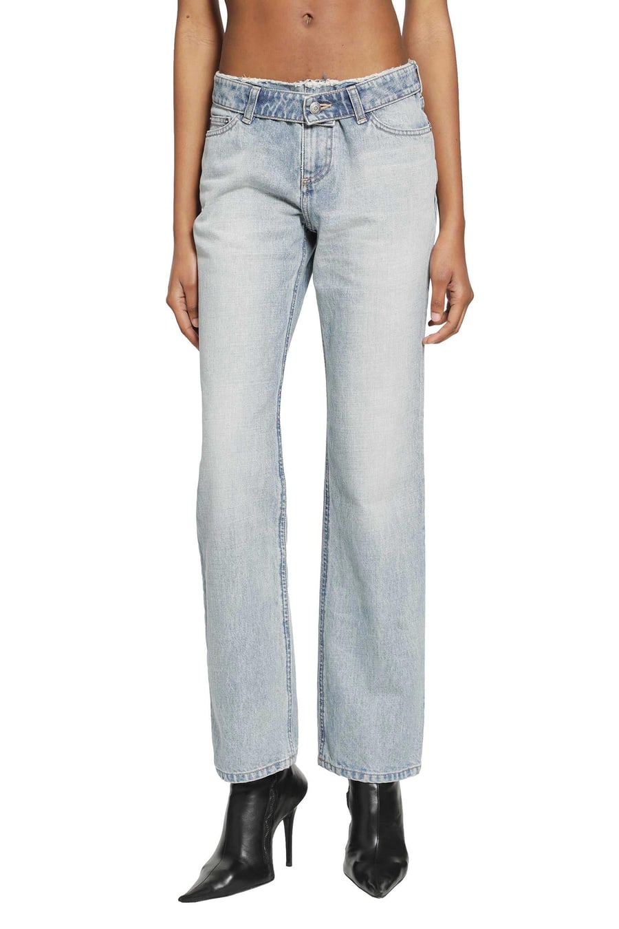 MCQUEEN Deconstructed Waist Jeans, view 2