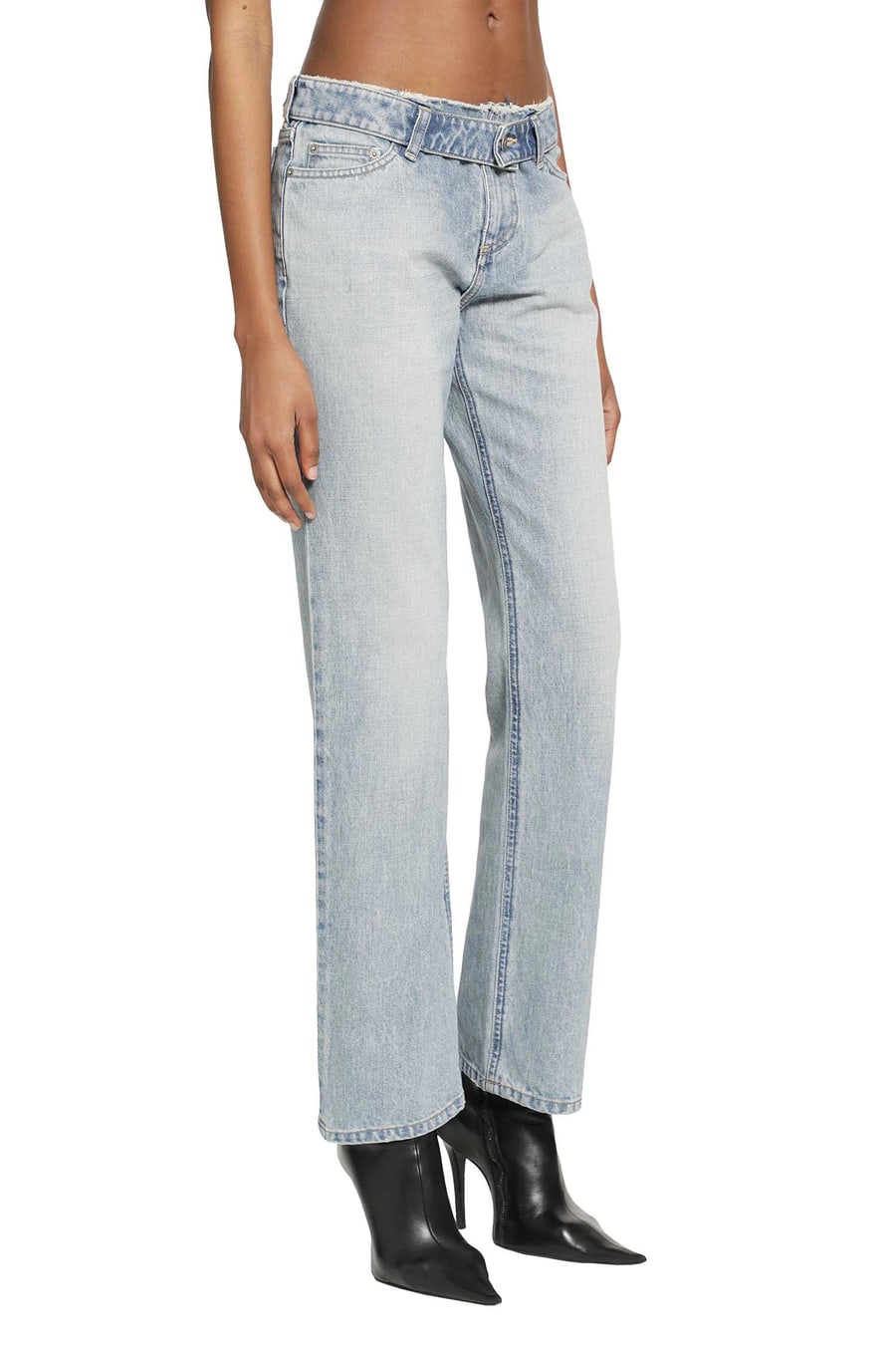 MCQUEEN Deconstructed Waist Jeans, view 3