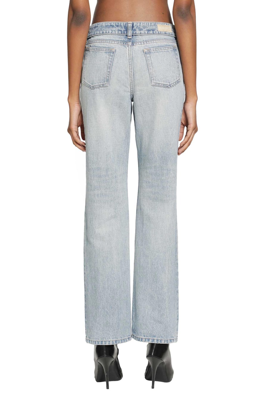 MCQUEEN Deconstructed Waist Jeans, view 4